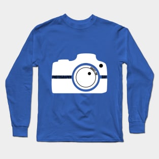 White Camera ,Photography Day , August 19th Photography Lover Long Sleeve T-Shirt